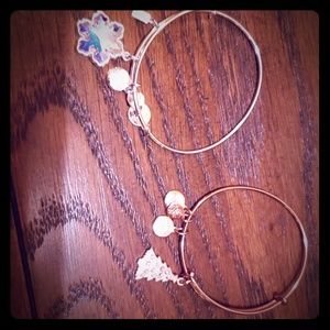 Set of 2 alex & ani holiday bracelets